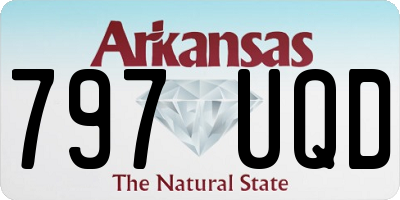 AR license plate 797UQD