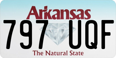 AR license plate 797UQF