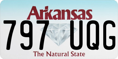 AR license plate 797UQG