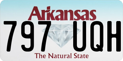 AR license plate 797UQH