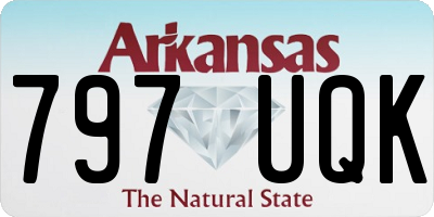 AR license plate 797UQK