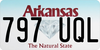 AR license plate 797UQL