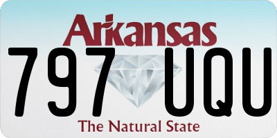 AR license plate 797UQU