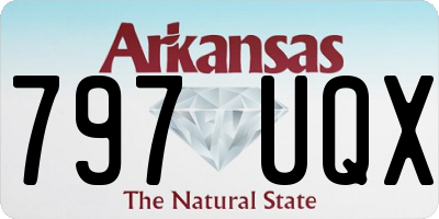 AR license plate 797UQX