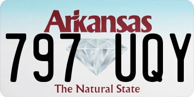 AR license plate 797UQY