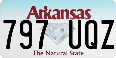 AR license plate 797UQZ