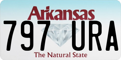 AR license plate 797URA