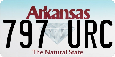 AR license plate 797URC