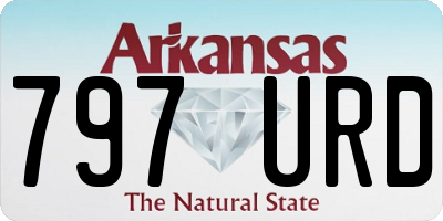 AR license plate 797URD