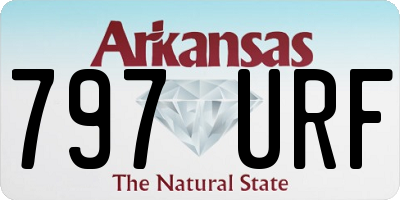 AR license plate 797URF