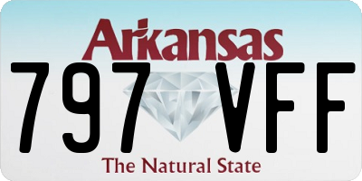 AR license plate 797VFF