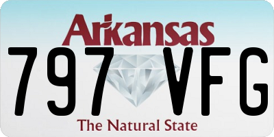 AR license plate 797VFG