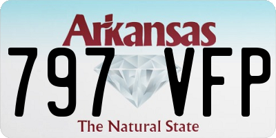 AR license plate 797VFP
