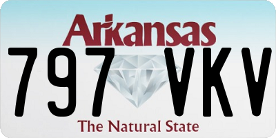 AR license plate 797VKV