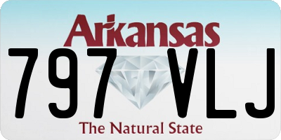 AR license plate 797VLJ