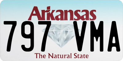 AR license plate 797VMA