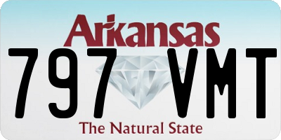 AR license plate 797VMT