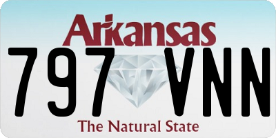 AR license plate 797VNN