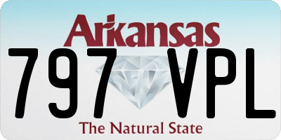 AR license plate 797VPL