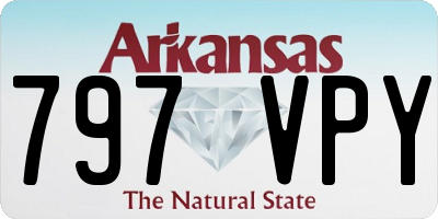 AR license plate 797VPY