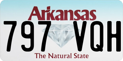 AR license plate 797VQH