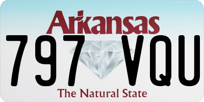 AR license plate 797VQU