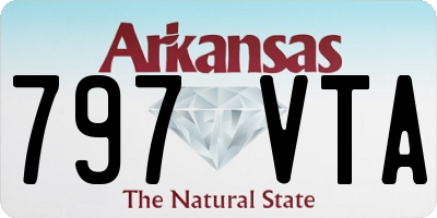 AR license plate 797VTA