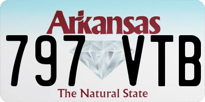 AR license plate 797VTB