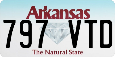 AR license plate 797VTD