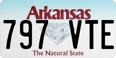 AR license plate 797VTE