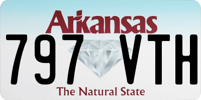 AR license plate 797VTH