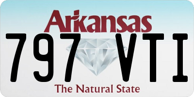 AR license plate 797VTI