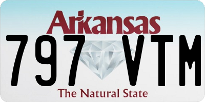 AR license plate 797VTM