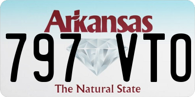 AR license plate 797VTO