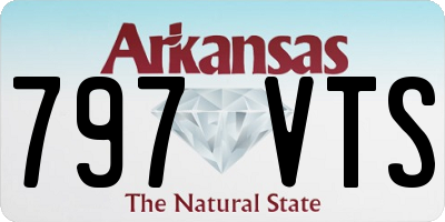 AR license plate 797VTS