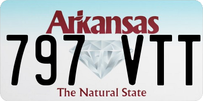 AR license plate 797VTT