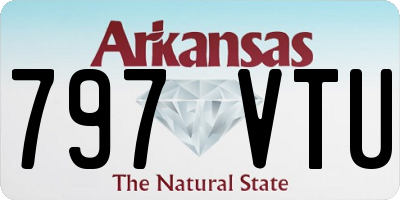 AR license plate 797VTU