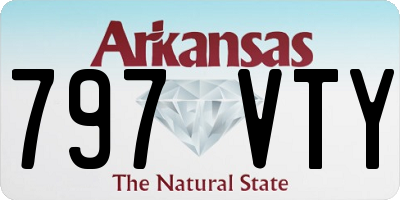 AR license plate 797VTY