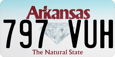 AR license plate 797VUH