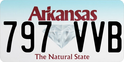AR license plate 797VVB