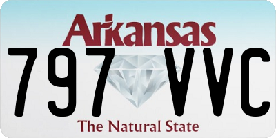 AR license plate 797VVC