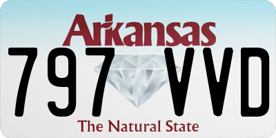 AR license plate 797VVD