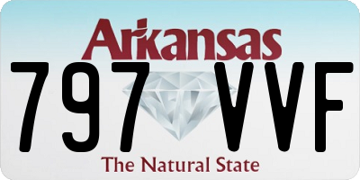 AR license plate 797VVF