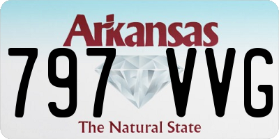 AR license plate 797VVG