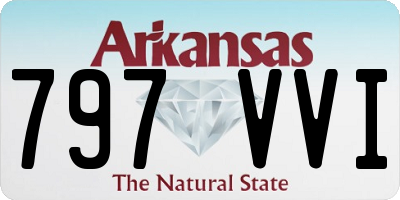 AR license plate 797VVI