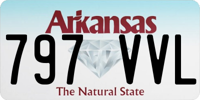 AR license plate 797VVL