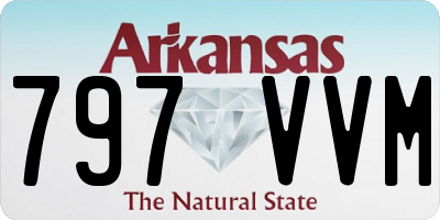 AR license plate 797VVM