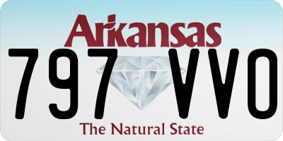 AR license plate 797VVO