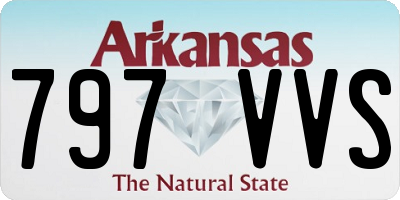 AR license plate 797VVS