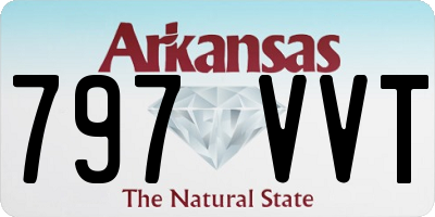 AR license plate 797VVT